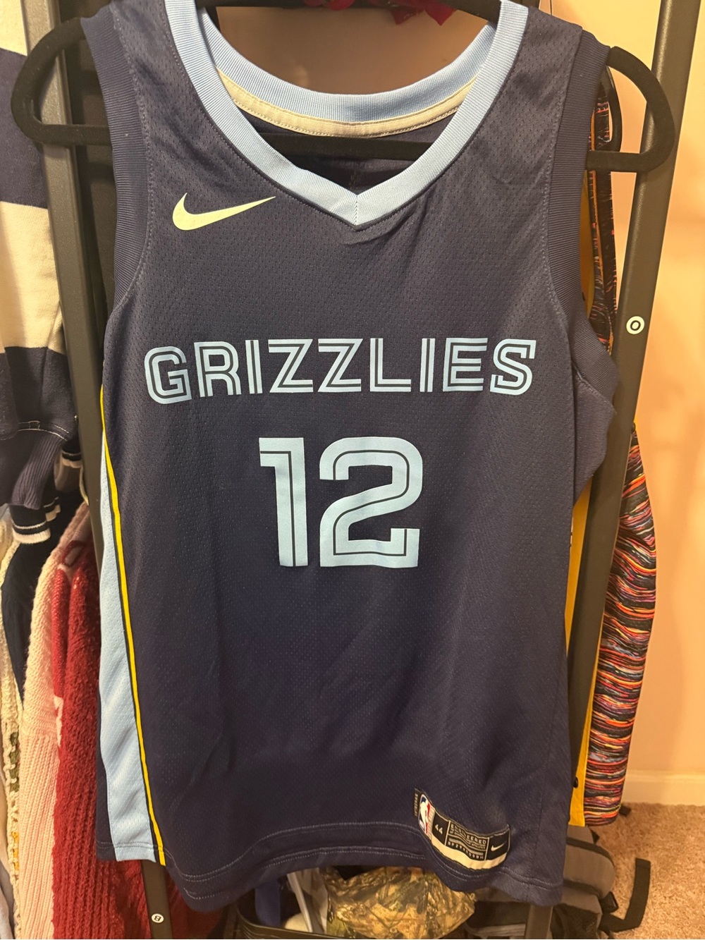 Nike NBA Memphis Grizzlies Ja Morant Navy Jersey